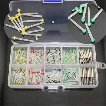 

80pcs/Set Dental Instrument Tool Post Link Pins Screw Post Root Post Dentist Material Kit with 32pcs Drill