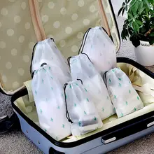 Прозрачная косметичка для путешествий с растительным КАКТУСОМ, чехол для макияжа, Женский Водонепроницаемый косметический Органайзер, косметический набор для хранения, коробка