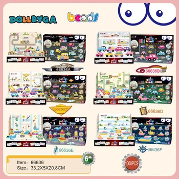 

DIY Fuse Beads Magic Water Creative beads set Pen Tweezer Pegboard Kit Accessories Girls Gift kids toys for Children 8 10 years
