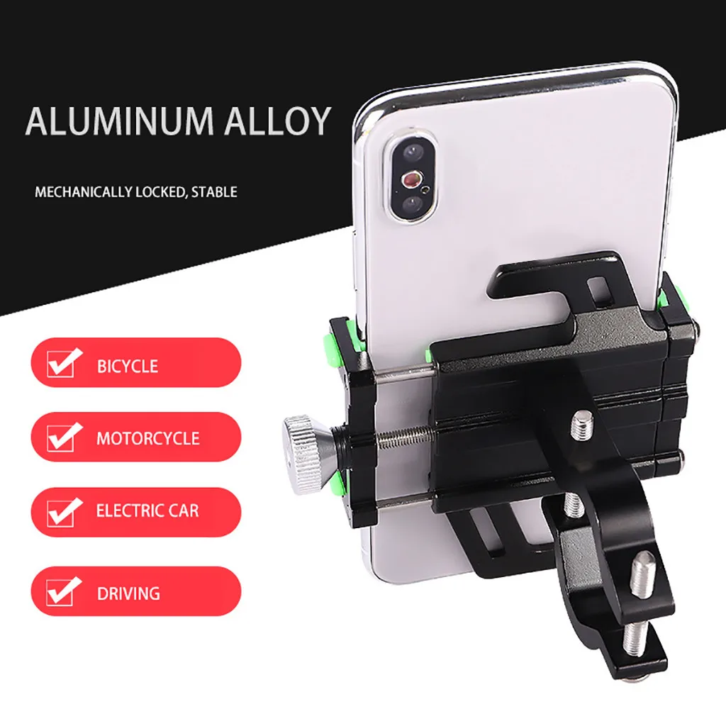 Bicycle Mobile phone holder Aluminum alloy Fixed Phone GPS Bracket stand Riding |