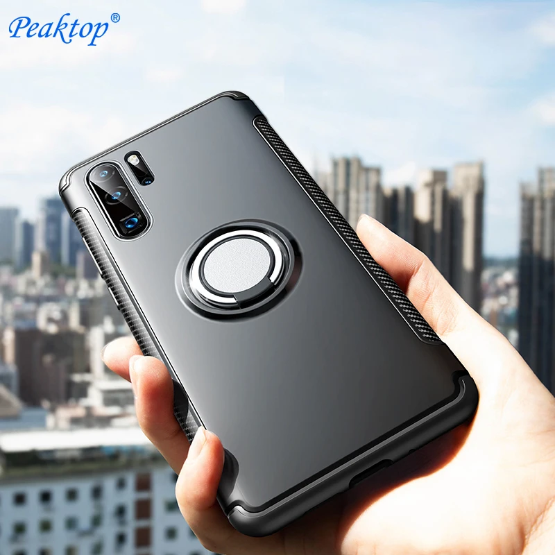 Magnetic 360 Ring Case For Huawei P Smart 2019 P20 P30 Pro Nova 3 3i 5 5i Honor 10 Lite 10i 20 20s 8X 8S Silicone Armor Cover | Мобильные