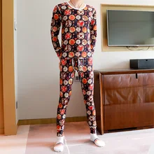 Модные термобелье, сексуальные мужские трусы на бедрах, в Корейском стиле, тонкие, воздухопроницаемые Long Johns