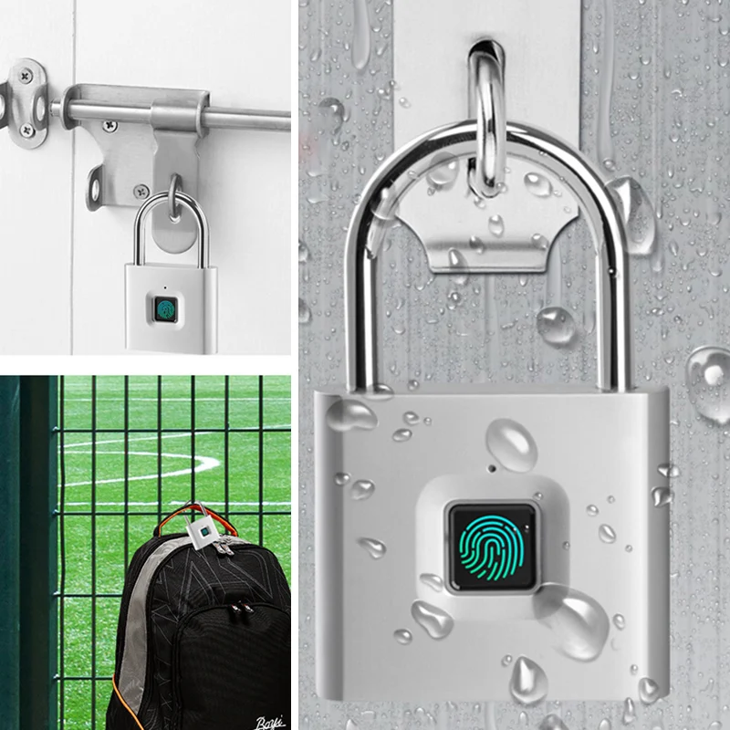 

Electronic Lock Smart Waterproof Zinc Alloy Biometric Fingerprint Luggage