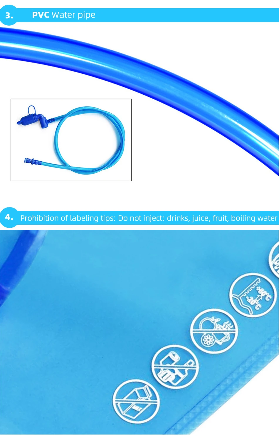 COPOZZ 2L/3L Открытый Велоспорт Бег Складная PEVA горный мешок воды спортивная Гидратация мочевого пузыря для верховой езды Кемпинг Туризм Альпинизм