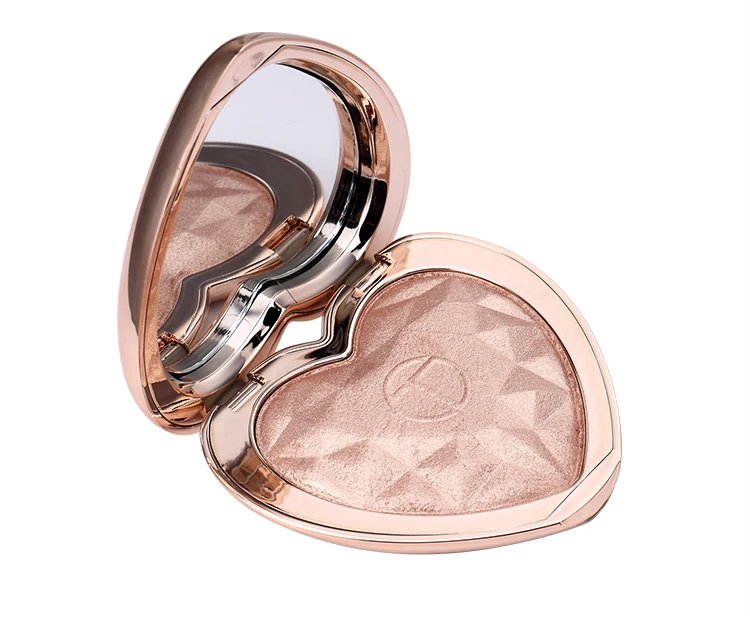 O.TWO.O Shimmer Highlighter Powder Palette Face Contouring Makeup Highlight Face Bronzer Highlighter Brighten Skin 5 Colors