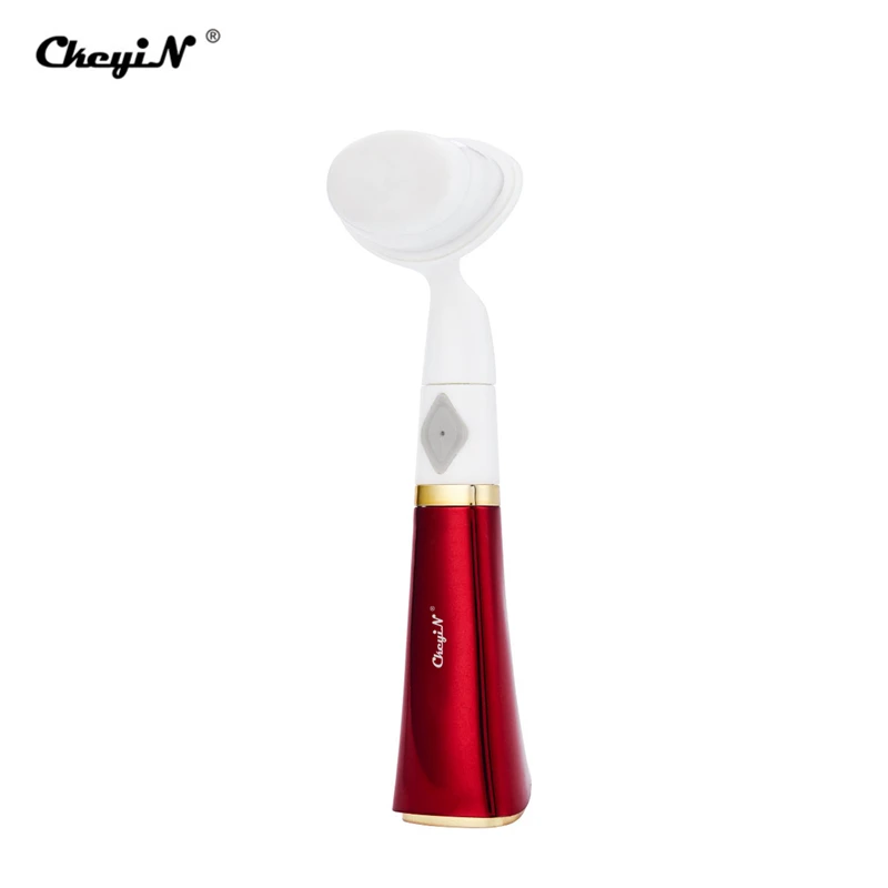 

CkeyiN Electric Ultrasonic Vibration Facial Cleansing Brush Remove Residue Blackhead Pore Dirts Cleanser Skin Care Scrubber