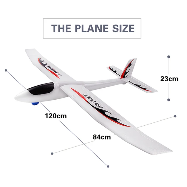 2020 FX707S Airplane Hand Glider Plane Throwing Airplane Soft Foam Airplane Aircraft Model DIY Toys for Kids High Performance 3