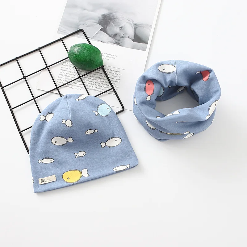 New Autumn Winter Children's Cotton Scarf Cartoon Kids Mufflers Outdoor Windproof Baby Warm Scarf Boys Collar Girls Neckerchief