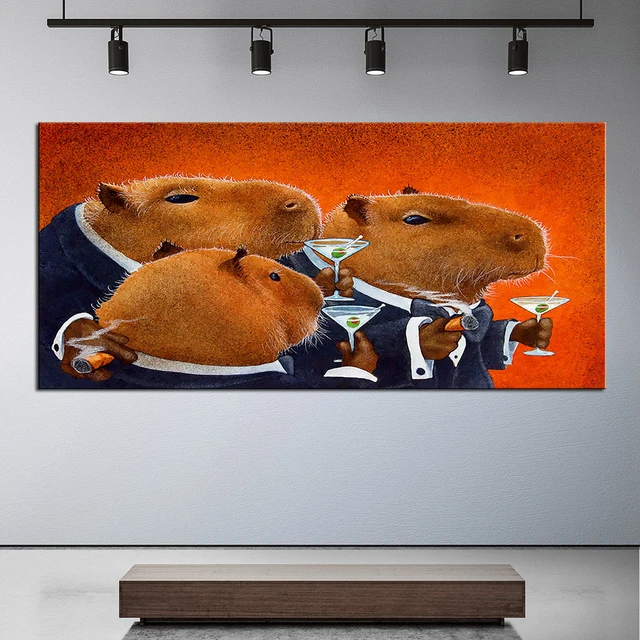 Capybara - Pintura E Caligrafia - AliExpress