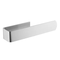 Stainless Steel Towel Rack Self-adhesive Wall Hanging Brushed Towel Holder Kitchen Towel Rack Hanger Storage Shelf Bath Hardware