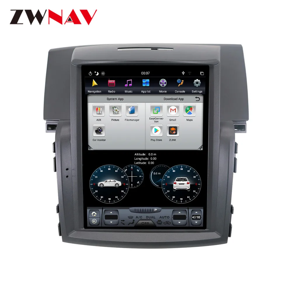 Excellent DSP Carplay vertical Tesla screen Android 9.0 Car Multimedia Player For Honda CRV 2006-2011 GPS Radio Auto stereo map head unit 3