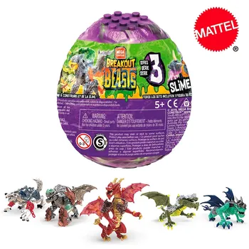 

Mega Construx Breakout Beasts Goldengrowl Mattel Games Breakout Beasts Wave 3 Series Blind Box Dinosaur Eggs Model Kids Toys