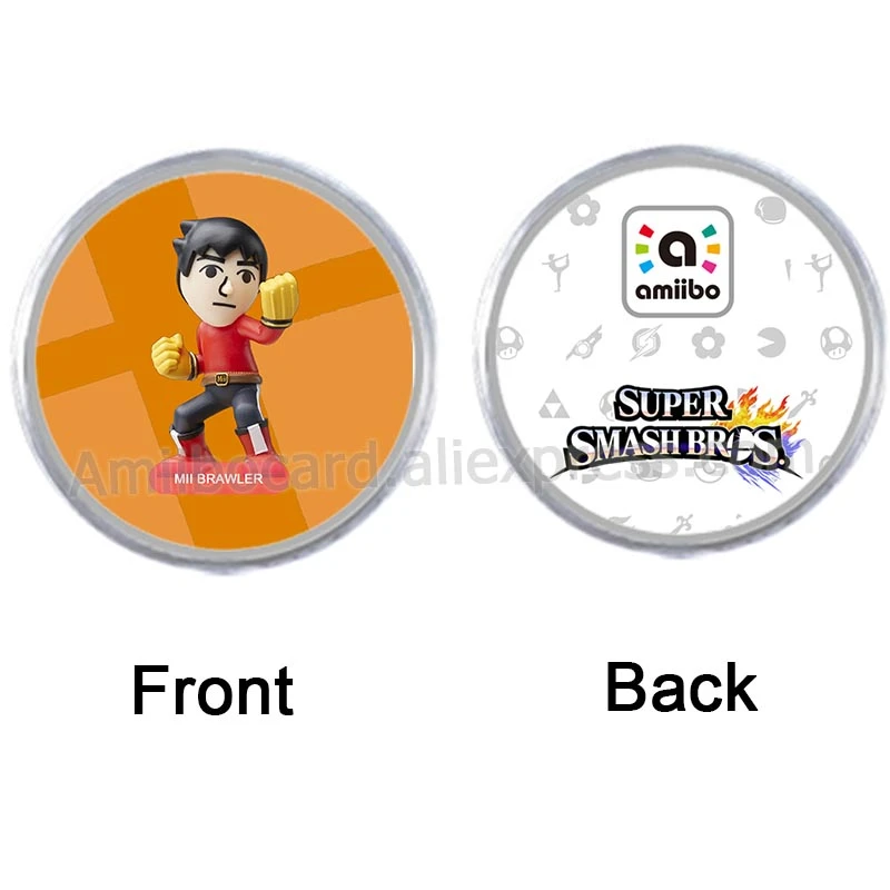 Mii Brawler Nfc Amiiboカードコインタグスーパースマッシュブラザーズスイッチ3ds アクセスコントロール カード Aliexpress