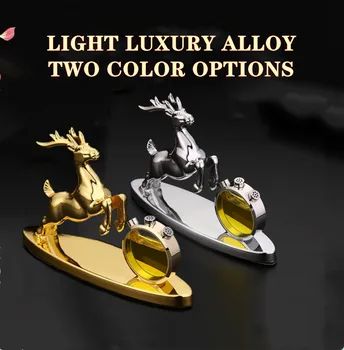 

Alloy Deer Shape Car Accessories Perfume Seat Vehicle Fragrance Ornament Fresh Car Gadgets Interior Decoration Toys