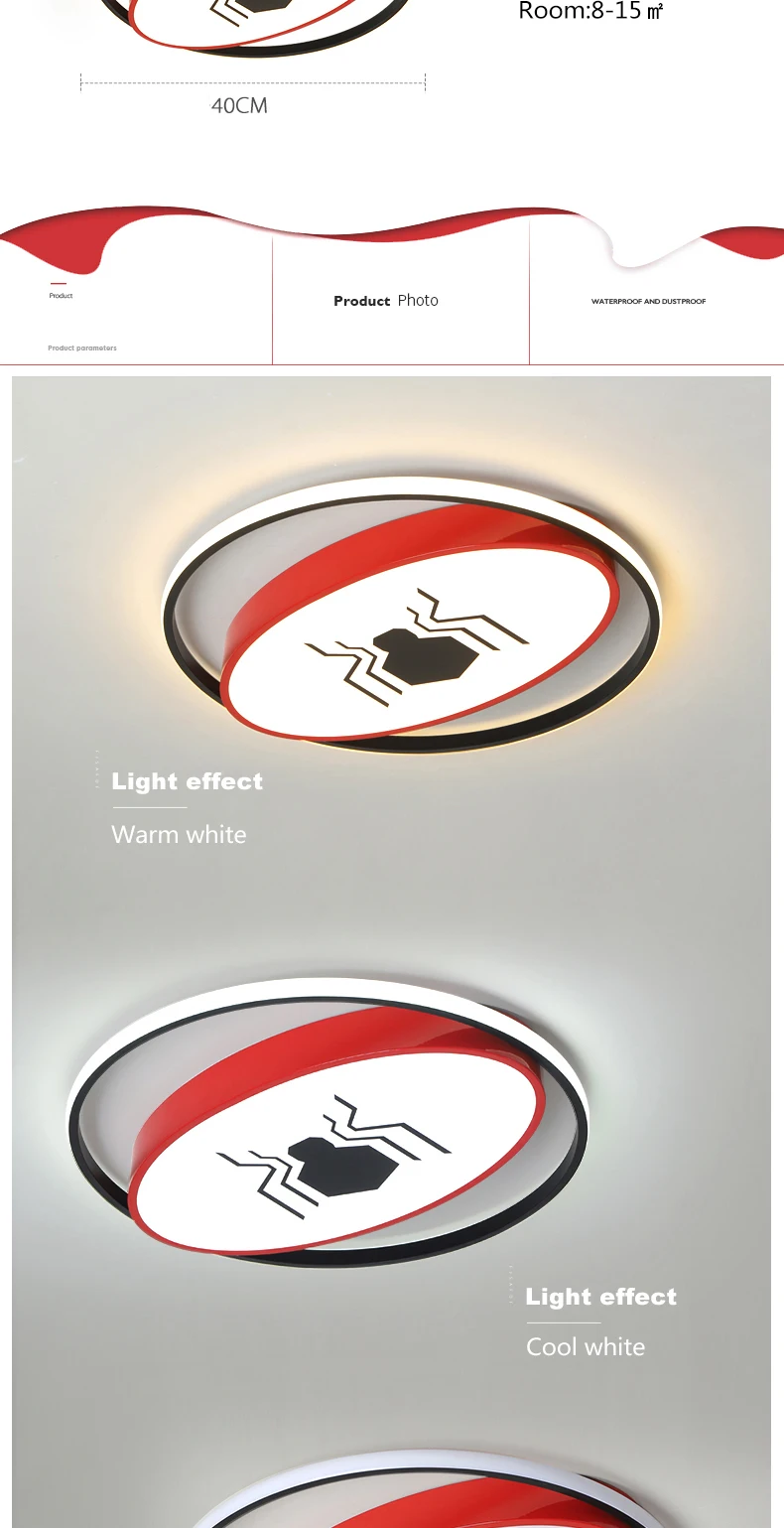 New Spider/bat man Modern LED Ceiling Lights for Children's room Bedroom led techo Ceiling lamp home lighting led ceiling light