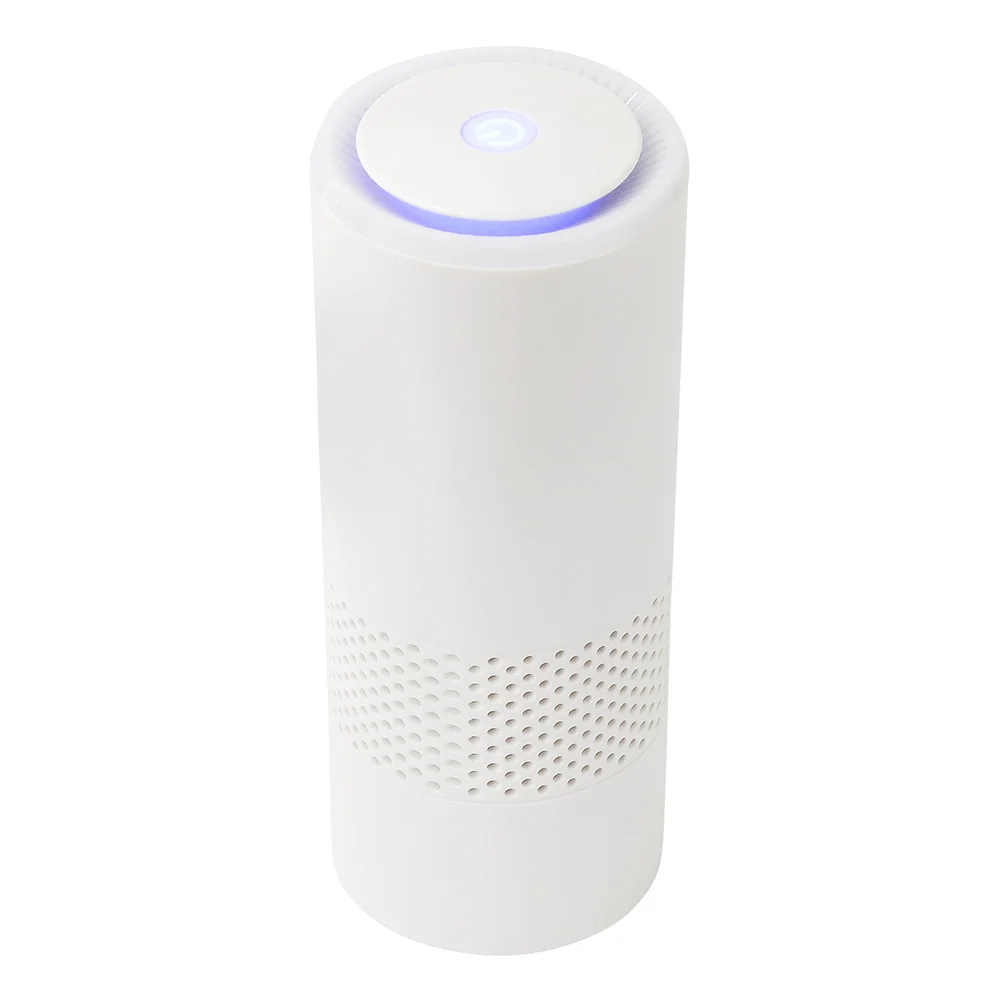 

Air purifier with HEPA filter fresh air negative ion car air purifier is best for car home office home wardrobe white