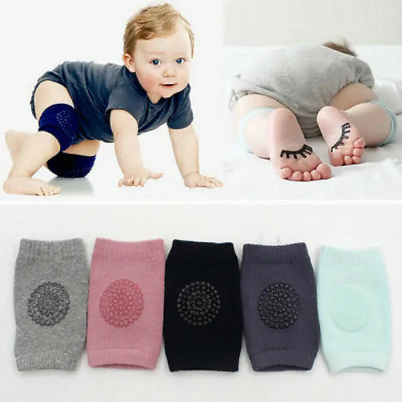 Hot 1 Pair Toddlers Baby Infants Safety Anti-slip Crawling Elbow Cushion Knee Pad Breathable Warmer Protector Kneecap |