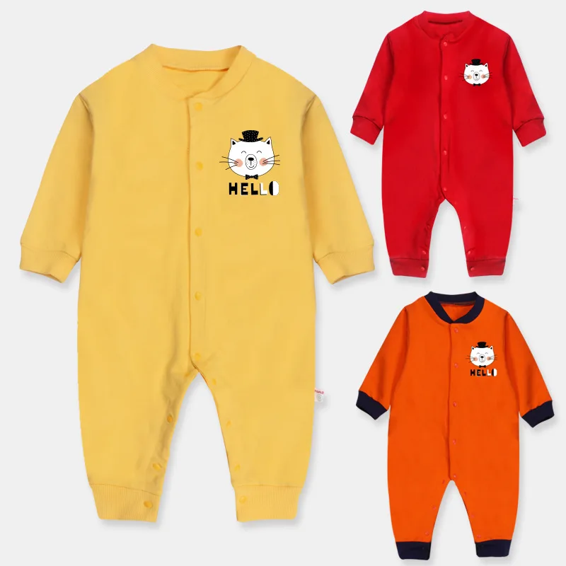 

Spring And Autumn New Style 2018 BABY'S Cardigan Romper a Generation of Fat 0-1-Year-Old Crawling Clothes Currently Available Wh