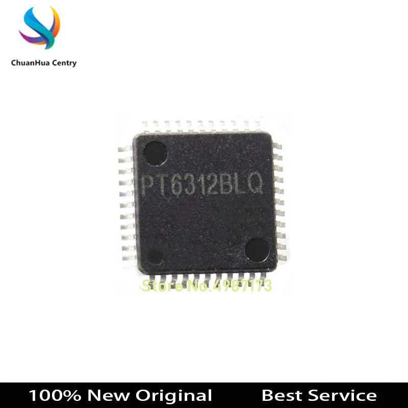 

5 Pcs/Lot PT6312BLQ PT6312B PT6312 QFP44 100% New Original In Stock