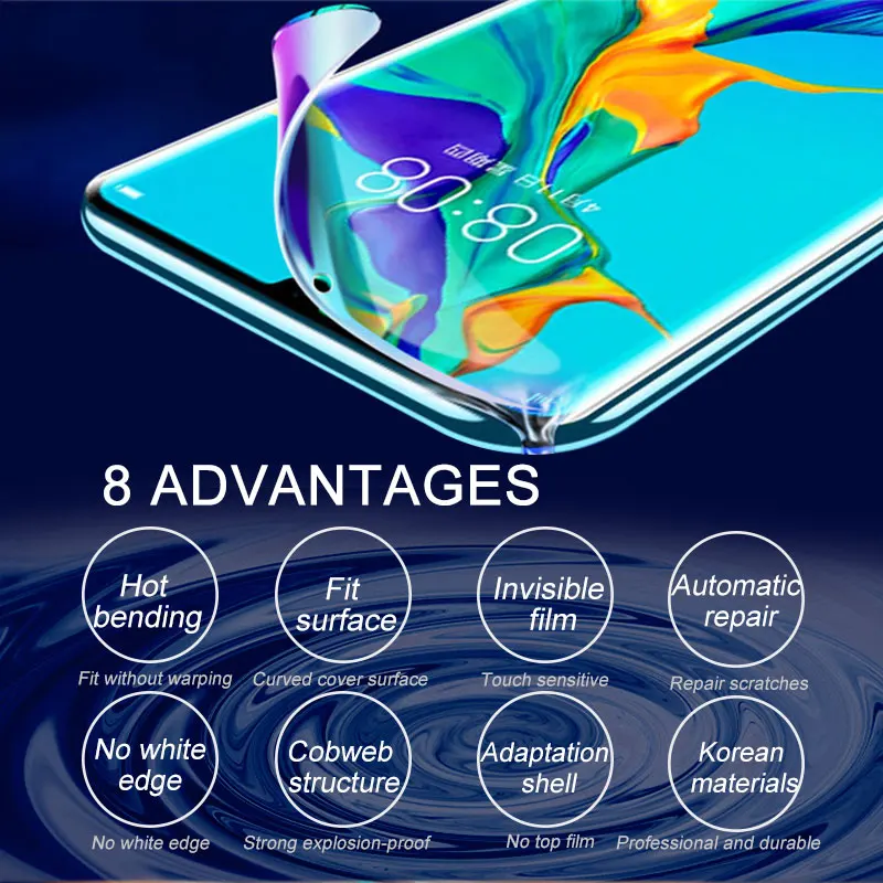 phone protector Hydrogel Film For Honor 10i 10 Lite Case Screen Protector Glass For Huawei Honor 8X 20 Pro 9X 9 Lite 30i 20i 10X 9S 8S phone protector