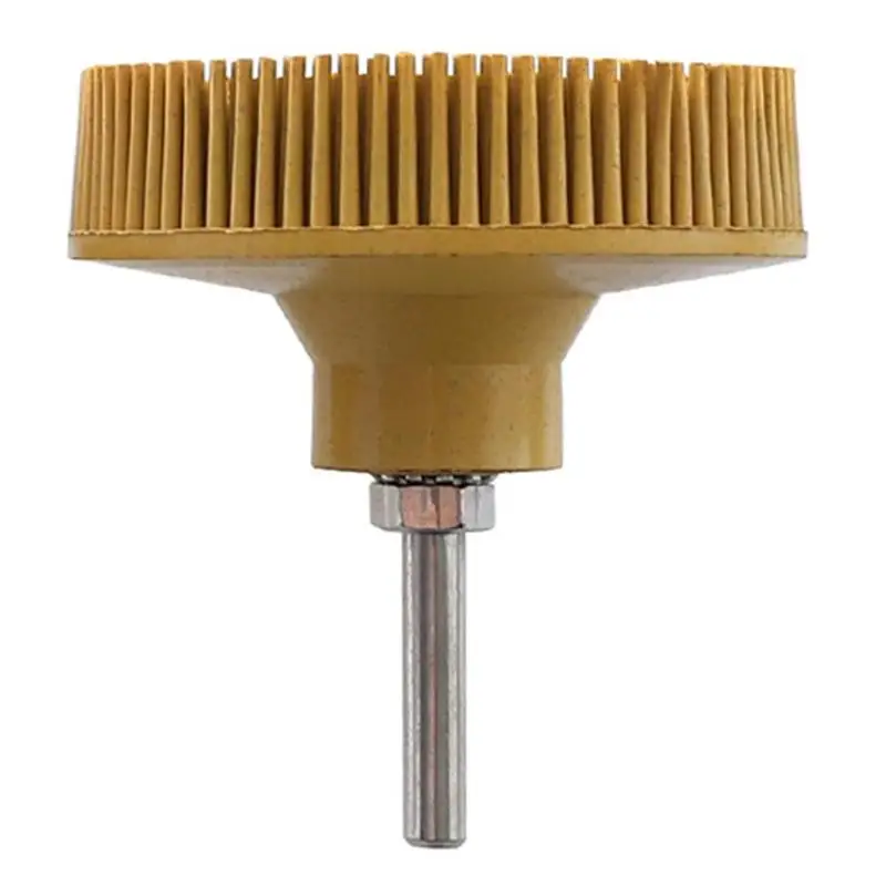 Electric Drill Disc Brush Emery Rubber Abrasive Deburring Polishing Brush