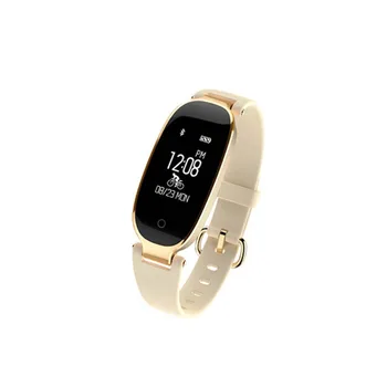 

S3 0.96inch Color Screen Fashion Smart Wristband Girl Women Waterproof Smart Bracelet Female Fitness Track Smart Watch