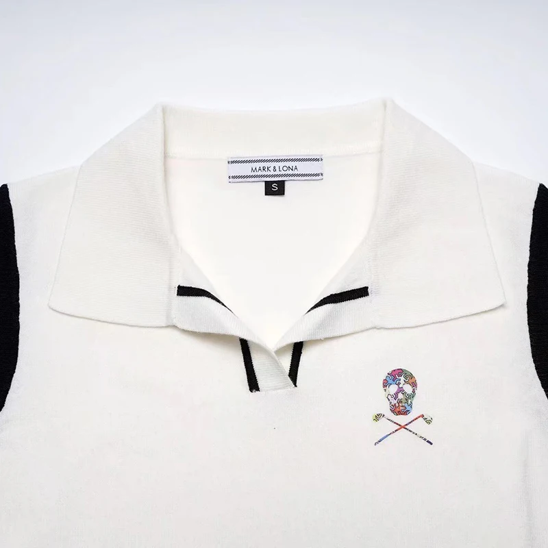 Закрученная рубашка для гольфа MARK& LONA женский свитер для гольфа зимняя модная жилетка для гольфа дышащая теплая одежда для гольфа