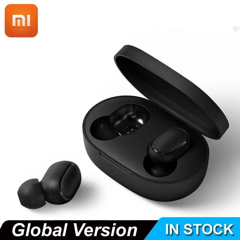 

For Xiaomi Redmi Airdots Xiaomi Wireless Earphone Voice Control Bluetooth 5.0 Noise Reduction Tap Control Wireless Earbuds