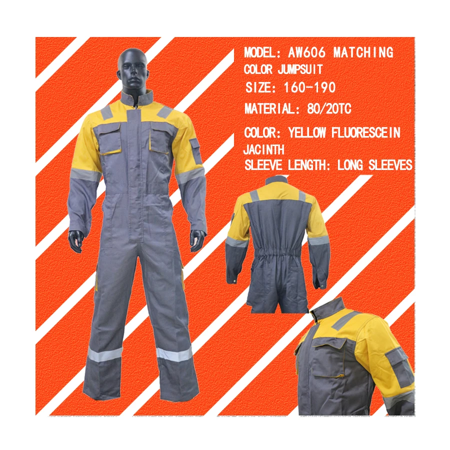 Mens One-piece Overalls Coveralls Workwear Jumpsuit Decorator Work Uniform  0708