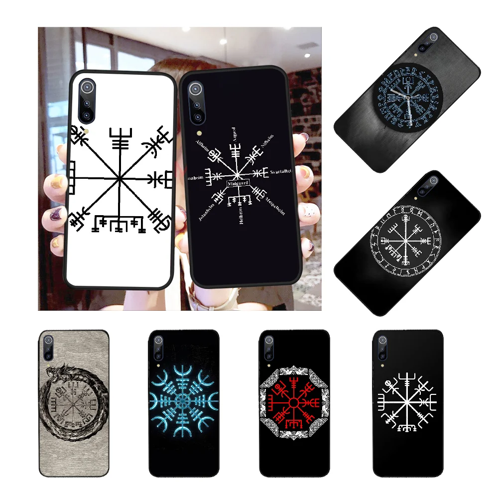 NBDRUICAI Viking Vegvisir Odin Nordic Black Soft Shell чехол для телефона Capa vivo v11 Pro 2019 X20 X9 Plus X23 x play 6