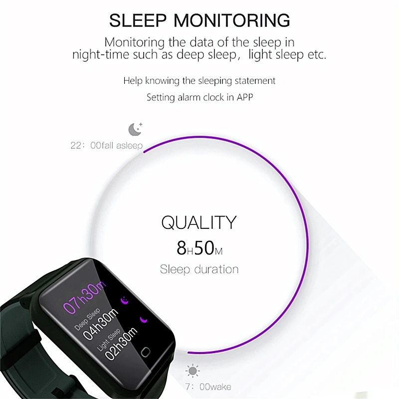 Nennbo AI-ONE Smartwatch Frivolous sport Man Fitness Waterproof Monitoring Heart Rate Sleep Smart bracelet For Android And IOS