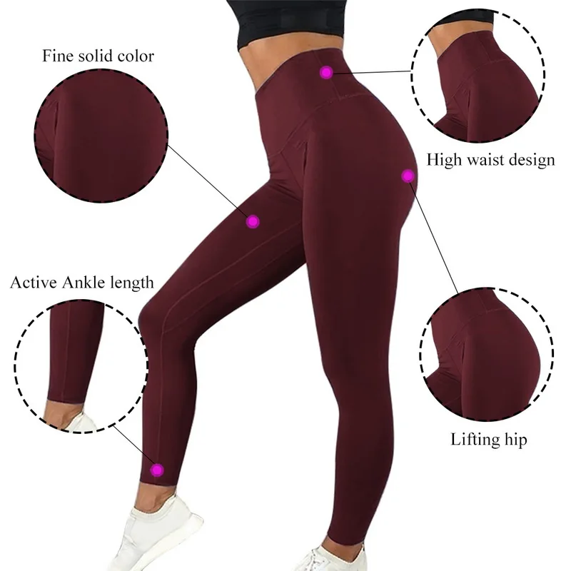 Sexy Fitness Women Gym Leggings Push Up High Waist Pocket Workout Slim Leggins Fashion Casual Mujer Pencil Pants capri leggings