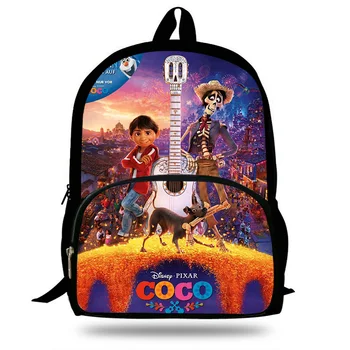 

16-inch Children CoCo printing School Bags For Teenagers Mochila Backpack Kids Boys&Girls Daily Book Bag