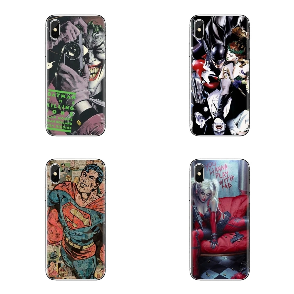 For Huawei Honor 7X V10 6C V9 6A Play 9 Mate 10 Pro Y7 Y5 P8 P10 Lite Plus GR5 2017 Phone Housing Hot Sale superman batman joker |