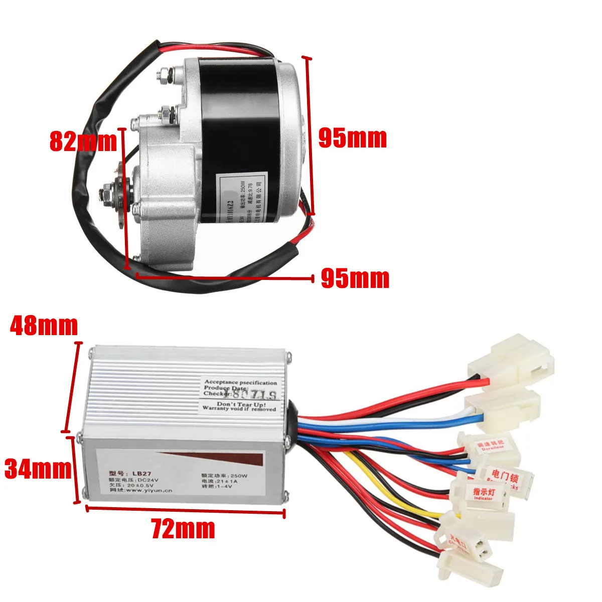 Top 24V 250W DC Motor Regulator Motor Controller Bicycle Electric eBike Conversion Kit Accessories for 22-28 Electric Bicycle E-bike 3 Top 24V 250W DC Motor Regulator Motor Controller Bicycle Electric eBike Conversion Kit Accessories for 22-28 Electric Bicycle E-bike 3