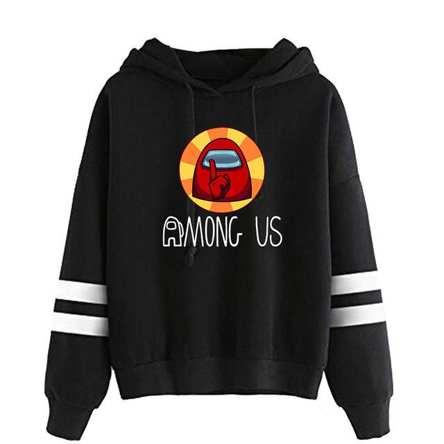 AMONG US THEMED STRIPED HOODIE (18 VARIAN)