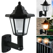 Жаростойкая пламенная лампа декоративная садовая изгородь пейзаж наружная лампа на солнечной батарее светодиодная дорожка Экологичное настенное крепление водонепроницаемый двор