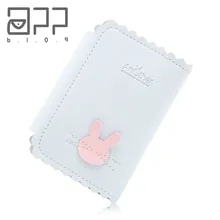 Милый брелок из кроличьей кожи с мультяшным рисунком для мужчин и женщин, органайзер для ключей, сумка-Органайзер, ключница с двумя пряжками, держатель для карт