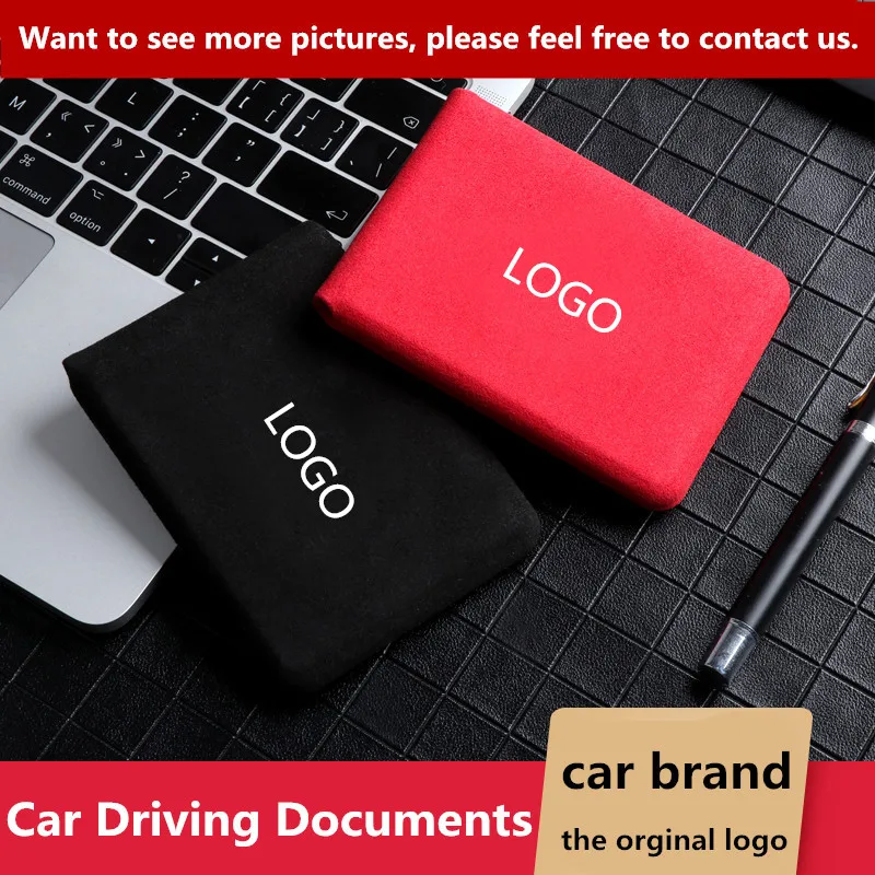 

Car driving document package license holster two-in-one ID folder FOR BMW Mercedes Benz Rada Volvo Volkswagen Audi Ford SKODA