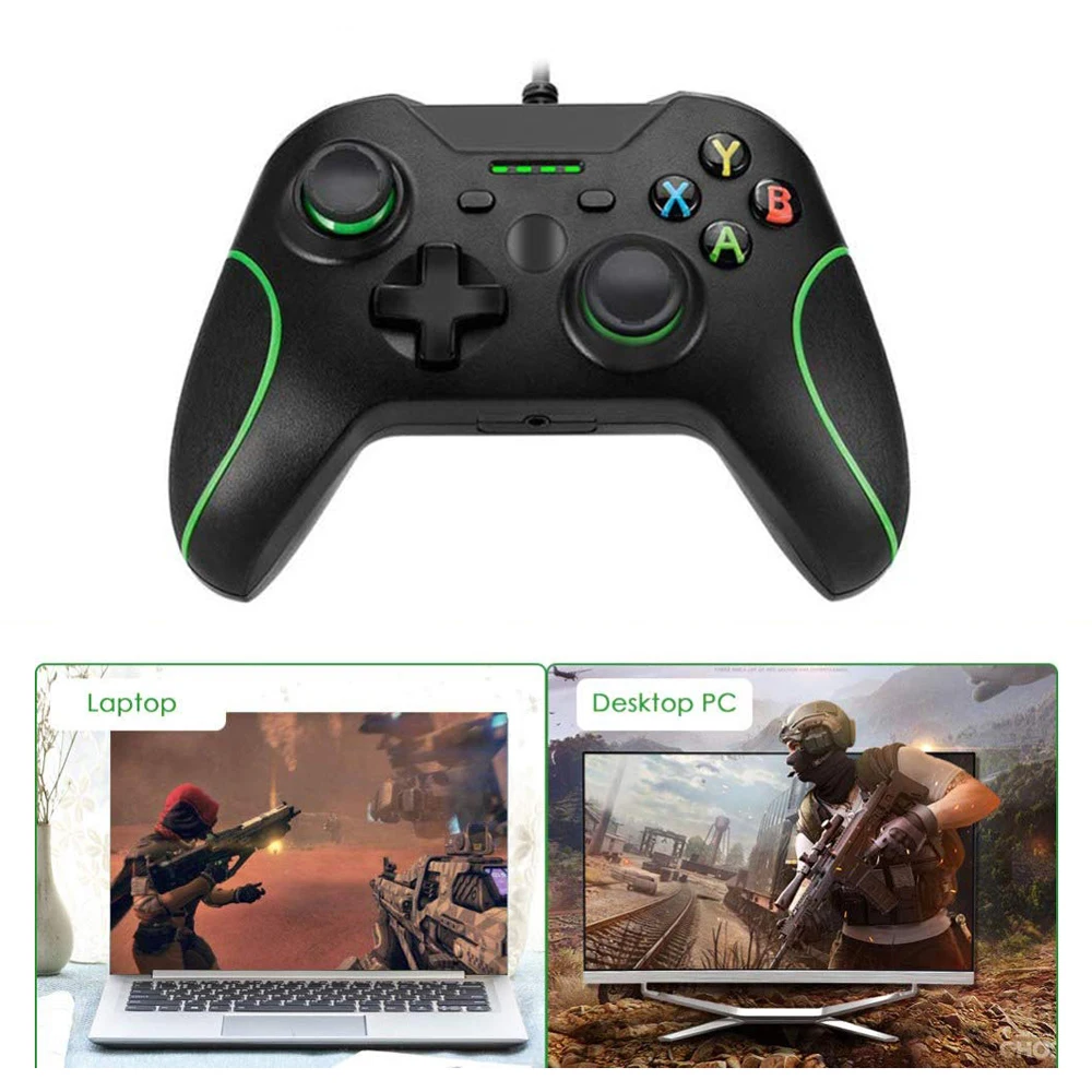 USB проводной для Xbox One контроллер геймпад игровой контроллер Джойстик двойная вибрация для Xbox One ПК Windows 10