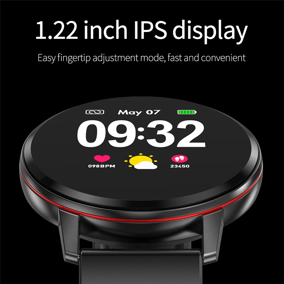 GEJIAN модные часы Smart Watch Для мужчин Водонепроницаемый крови Давление Для женщин спортивные часы детектор пульса Смарт Браслет для IOS и Android