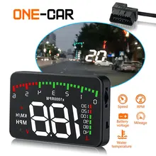 New A900 car HUD Head-Up Display Car-styling Hud Display Overspeed Warning Windshield Projector Alarm System Auto Universal car hud reflective film head up display system film obd fuel consumption overspeed display auto accessories