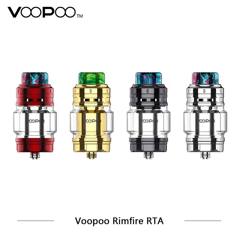 

Original Voopoo Rimfire RTA 30mm diameter 5ml Capacity Electronic Cigarette Atomizer VS Geekvape Zeus Dual RTA First VOOPOO rta