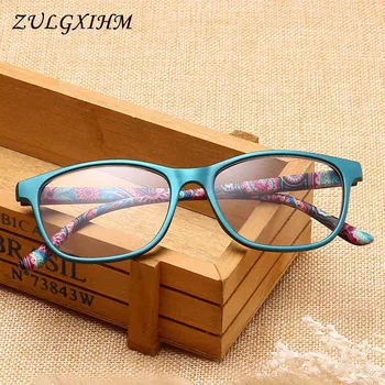 

2020 New Women Square Reading Glasses Men Ultralight Magnification Eyewear Vintage Resin Presbyopic Glasses