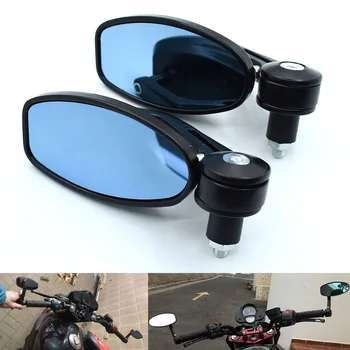 

7/8"22mm Universal Motorcycle Mirrors Rear View Handle Bar End Rearview Side Mirrors For Honda GROM CBR250R CBR300R CBR500R