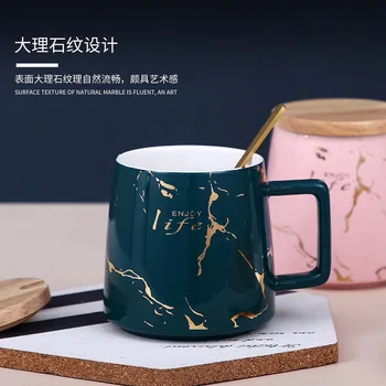 

Ceramic Coffee Mug Milk Cup Drinkware Starry Sky Pattern Teacup Simple and Creative Mugs