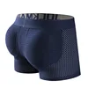 Men Fake Butt Lifter Shaper Boxers Hip Padded Seamless Shapewear Bodyshaper Underwear Breathable Mesh Sexy Lingerie Gay Cosplay 2