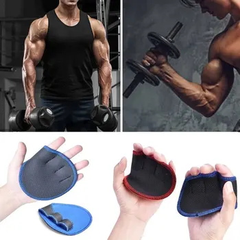 

Anti Skid Sports Half Finger Care Palms Breathable exercise hand protector training dumbbell hand protector fitness equipment