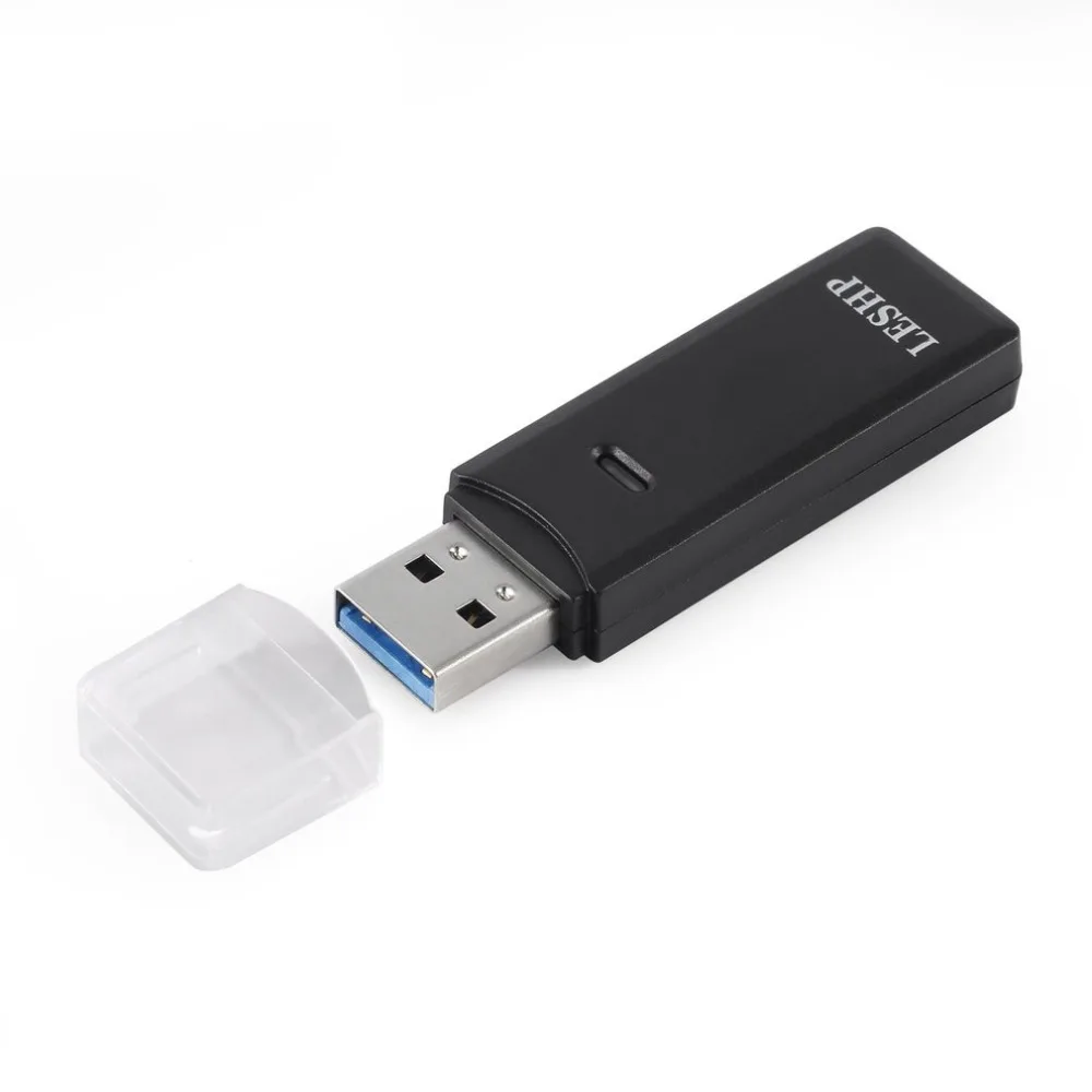 LESHP ультра тонкий Удобный для переноски Antiselismic термостойкость USB 3,0 кардридер для sd-карты карта SM