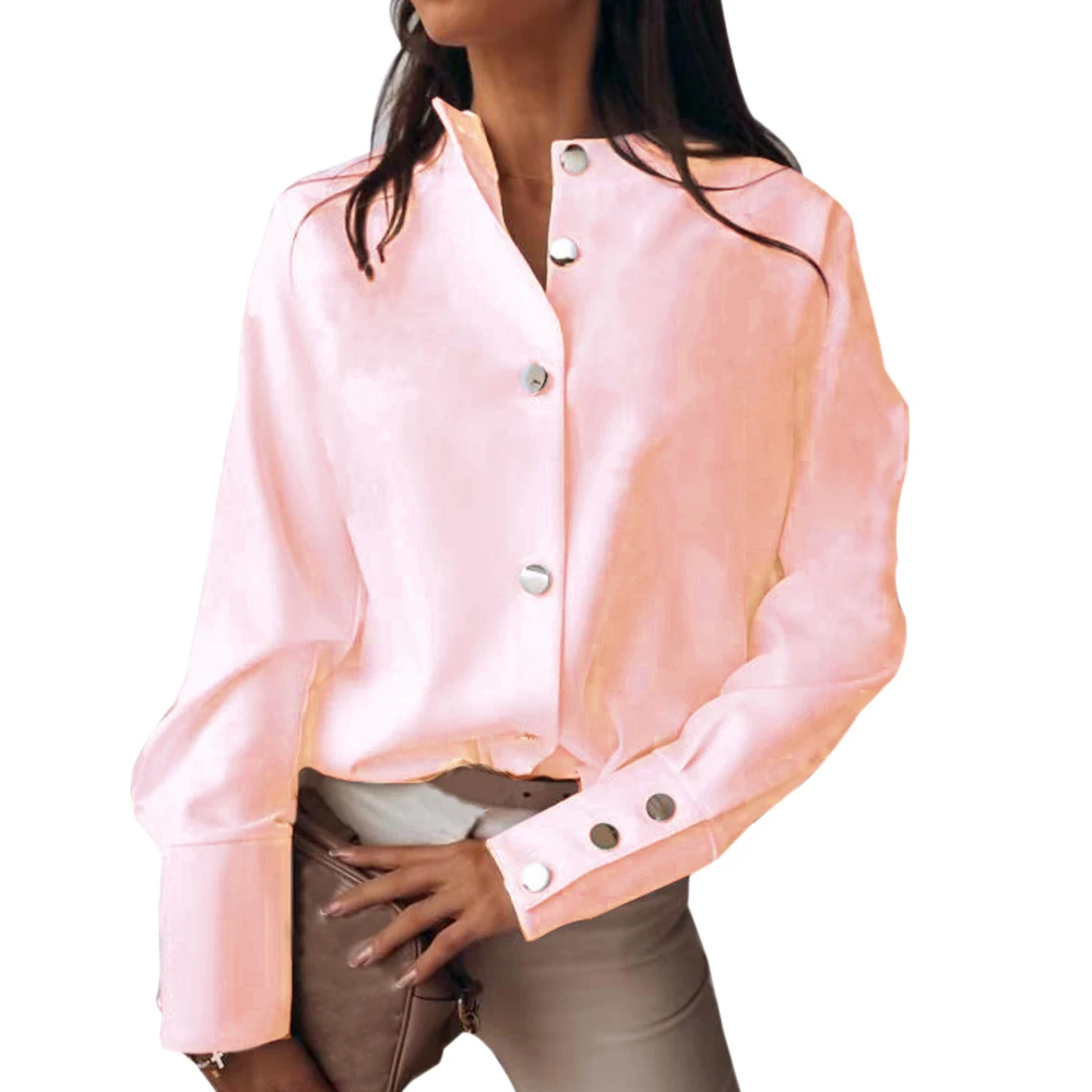 

2020 New White Blouse Women's Long-sleeved Blouse and Blouse Solid Spring Blouse Women's TUNIC